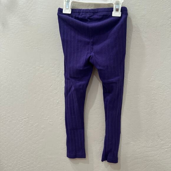Tea Collection Royal Purple Pointelle Leggings - Picture 4 of 6